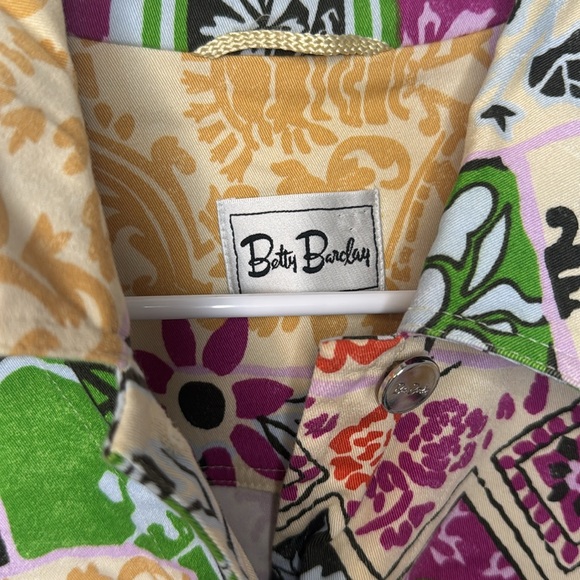 Betty Barclay Colorful Patchwork Jacket light weight size 38 / size 12 - Picture 4 of 10